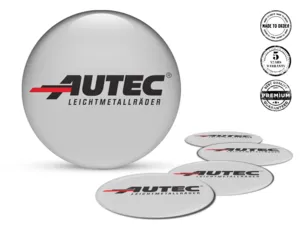 Autec Ruota Adesivo Logo Design Cupola Resina